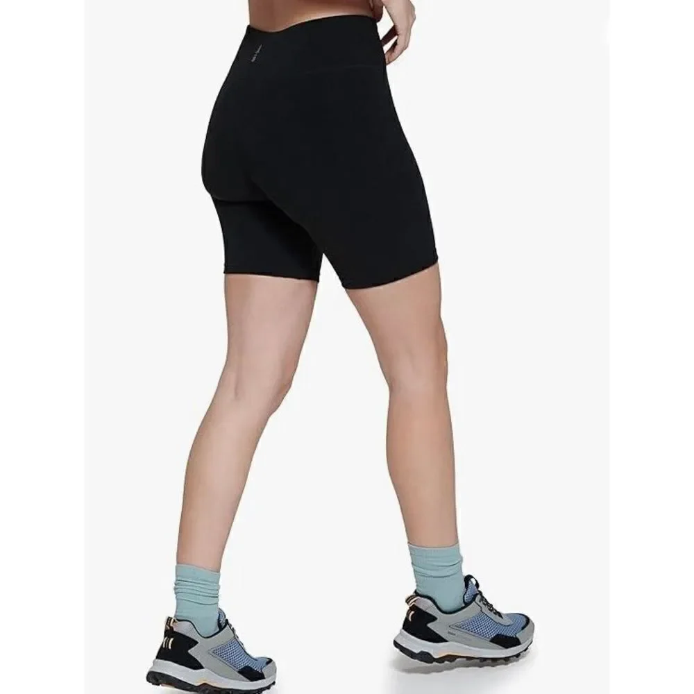 BASS OUTDOOR - L Sz XS Discovery Biker Shorts in Black w/Wicking Fabric. NWT!